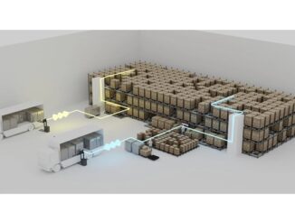 多階層立体自動倉庫「CUEBUS Pallet 200kg」