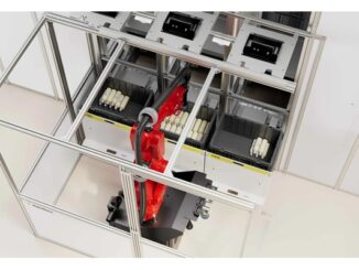 注文準備などを自律的に行うロボットワークステーション「VersaAI（バーサエーアイ）」