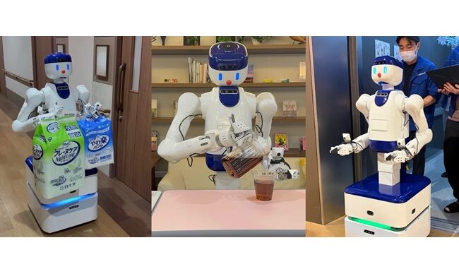 ジールス、桜十字の介護施設でヒューマノイド「D1」を実証 案内・運搬・配茶を検証