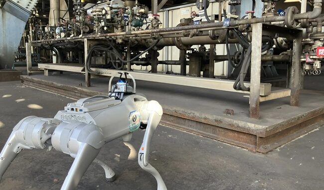 ダイセルの大竹工場での走行テストの様子