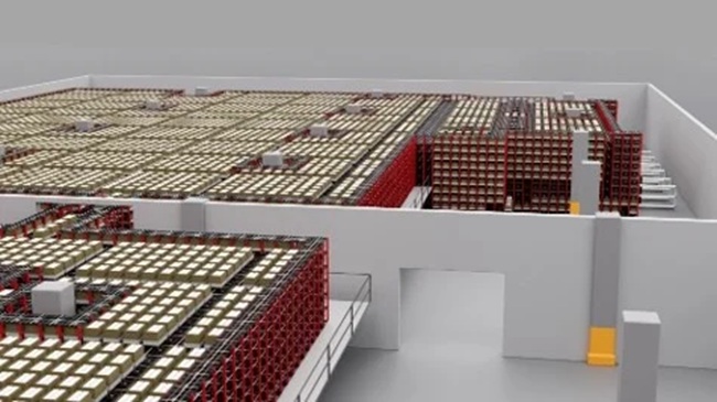 ロジスティード東日本が北柏営業所に導入する自在型自動倉庫「ラピュタASRS」（イメージ