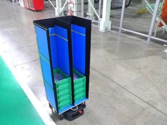 SUBARU大泉工場で稼働する小型AMR「カチャカプロ」