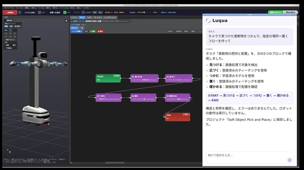 フォーススティード・ロボ、AIエージェントのロボ作業プログラム作成技術を開発 1029forcesteed2 - フォーススティード・ロボ、AIエージェントのロボ作業プログラム作成技術を開発